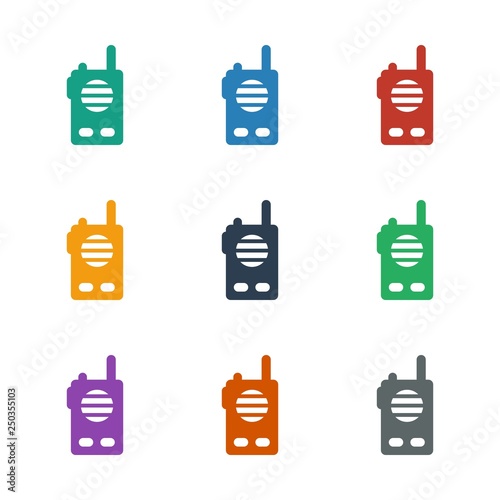 walkie talkie icon white background