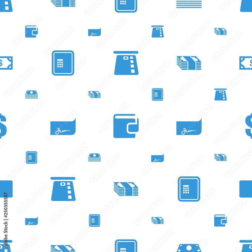 payment icons pattern seamless white background