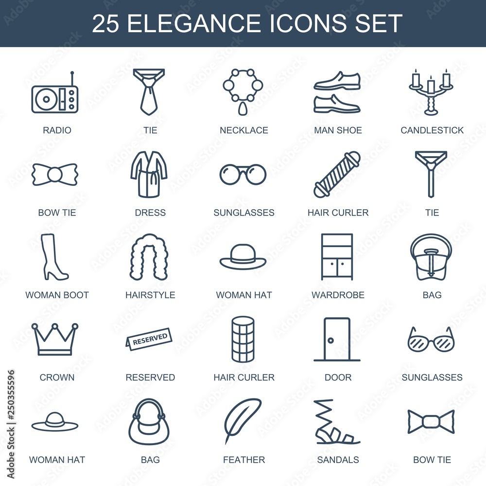 25 elegance icons