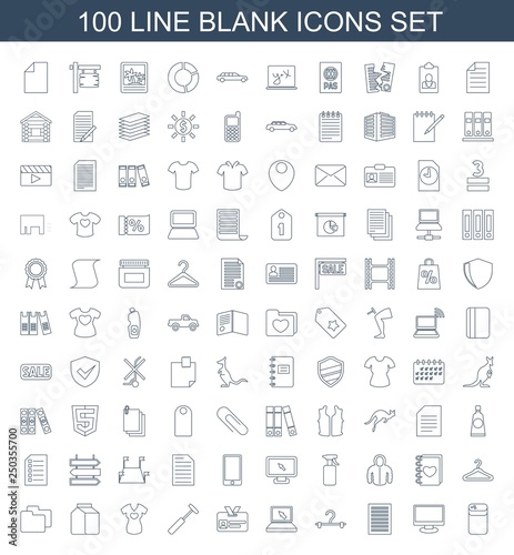 blank icons