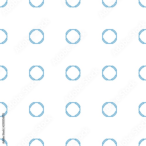 hoop icon pattern seamless white background