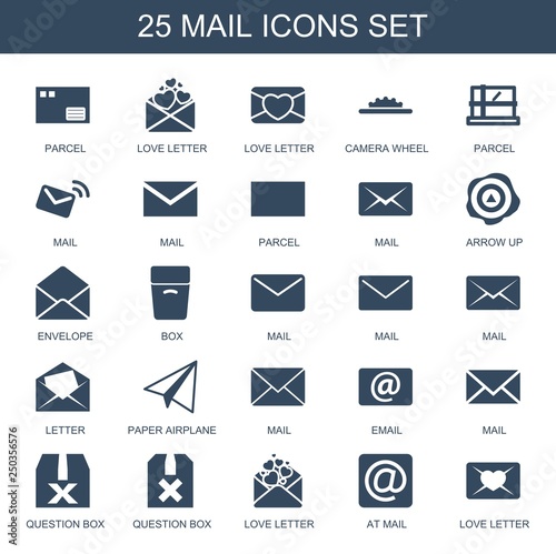 Wallpaper Mural 25 mail icons Torontodigital.ca