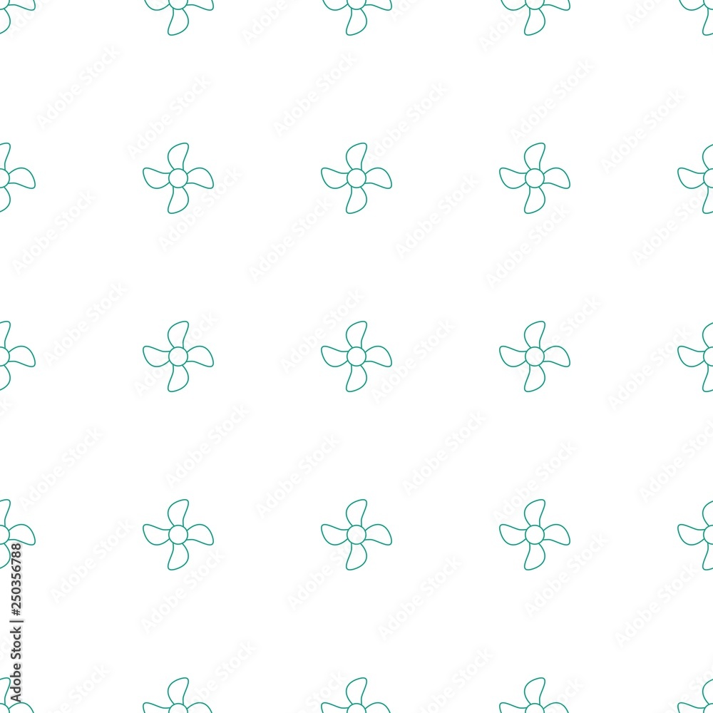 Fototapeta fan icon pattern seamless white background