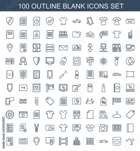 blank icons