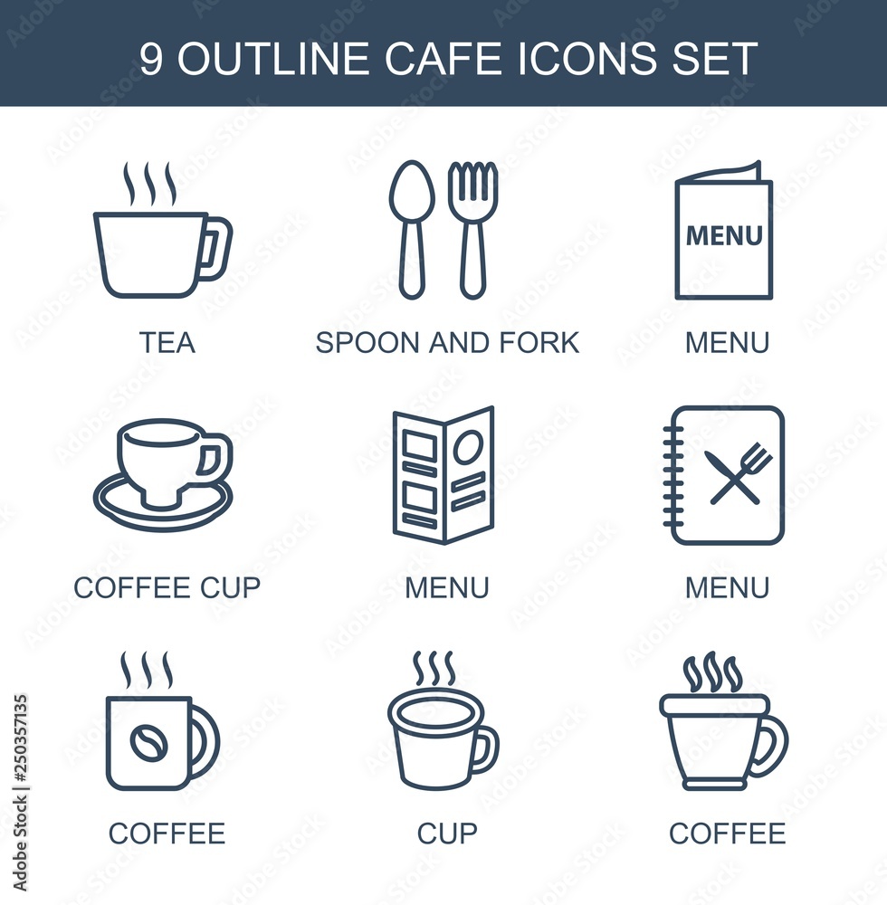 9 cafe icons 9 cafe icons