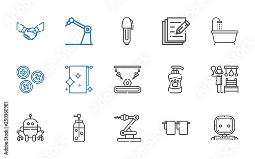 hand icons set