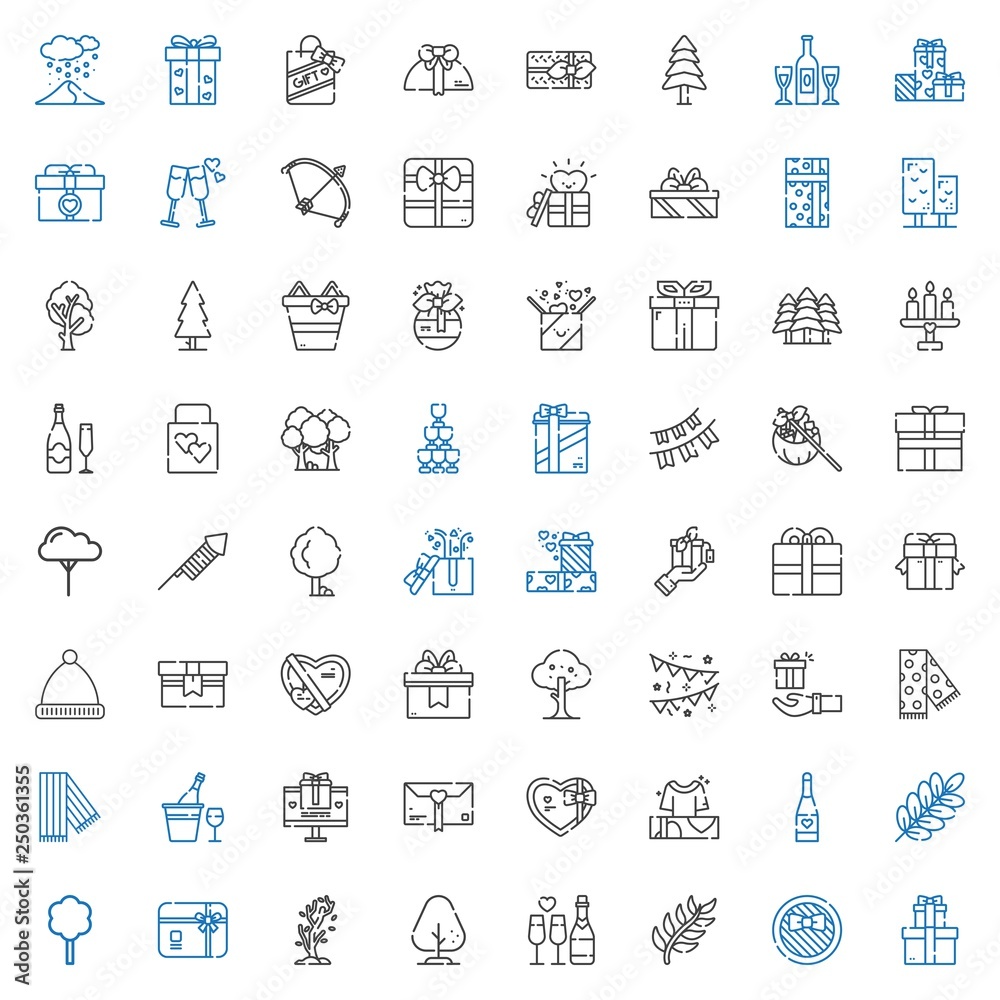 christmas icons set christmas icons set