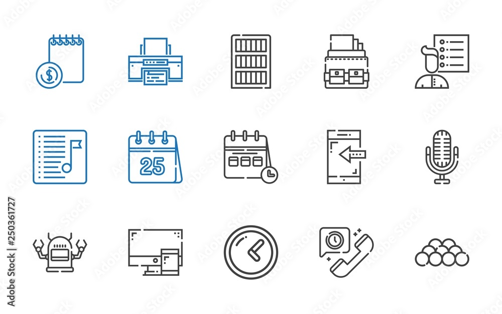 modern icons set modern icons set