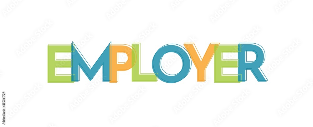 Employer word concept Employer word concept