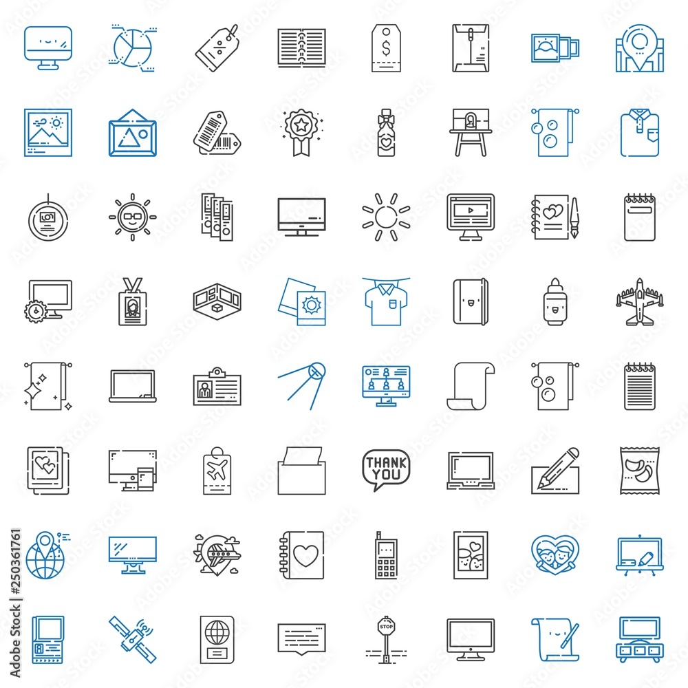 blank icons set