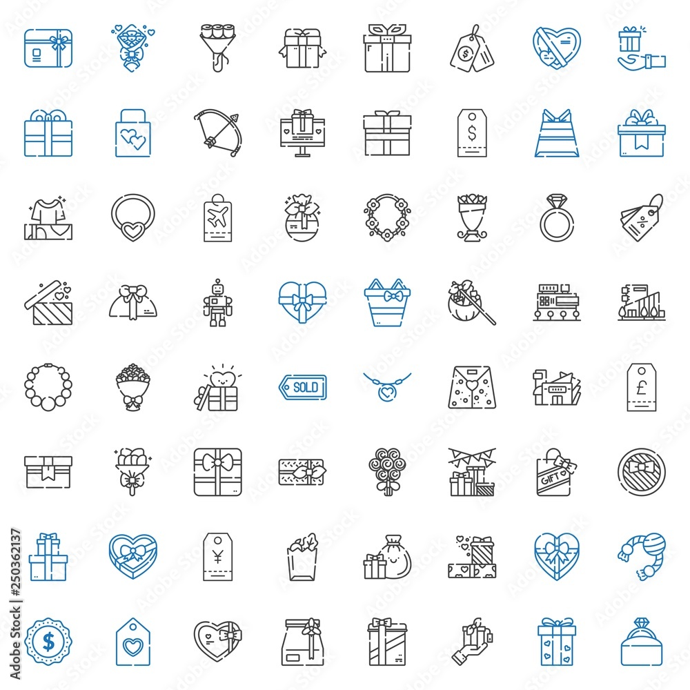 present icons set