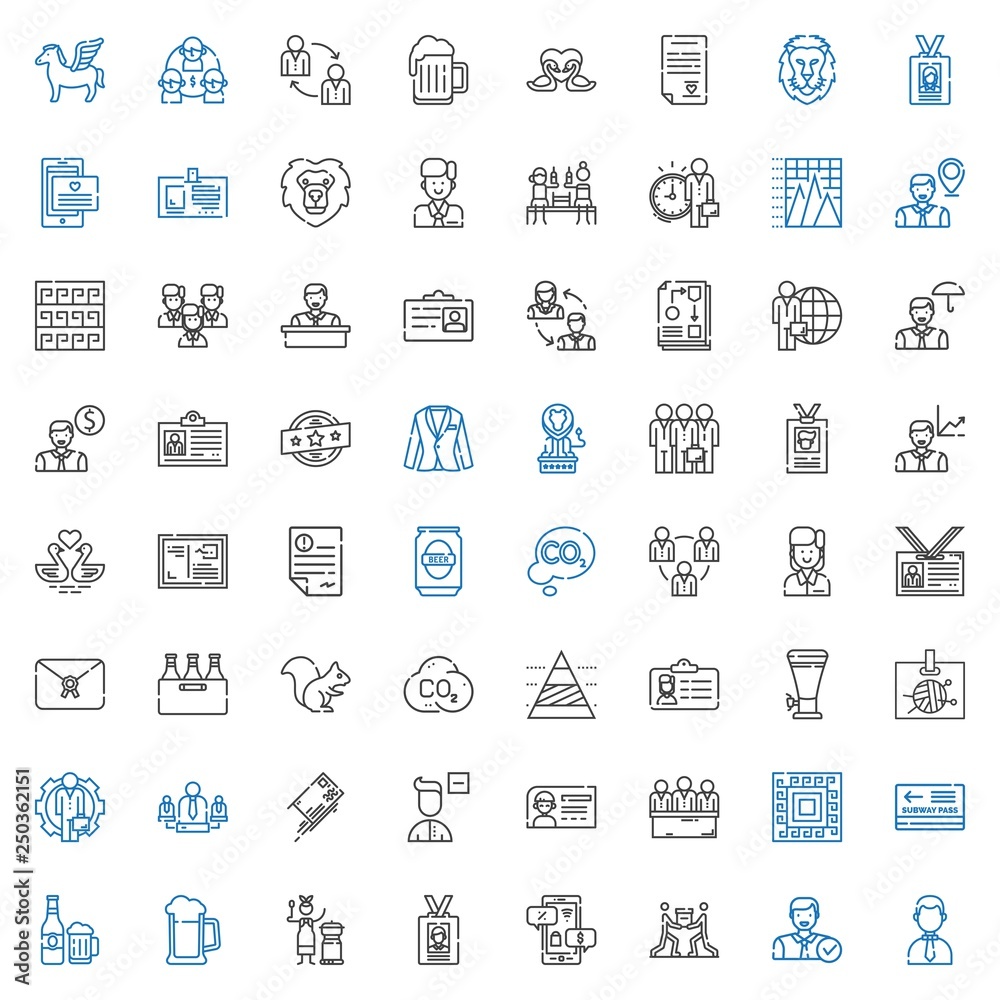 company icons set
