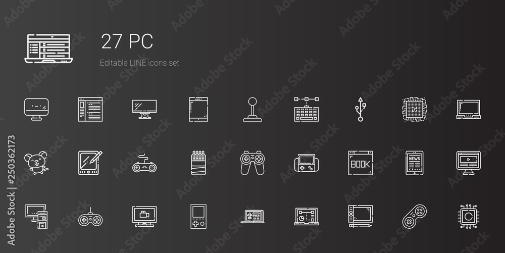 pc icons set pc icons set