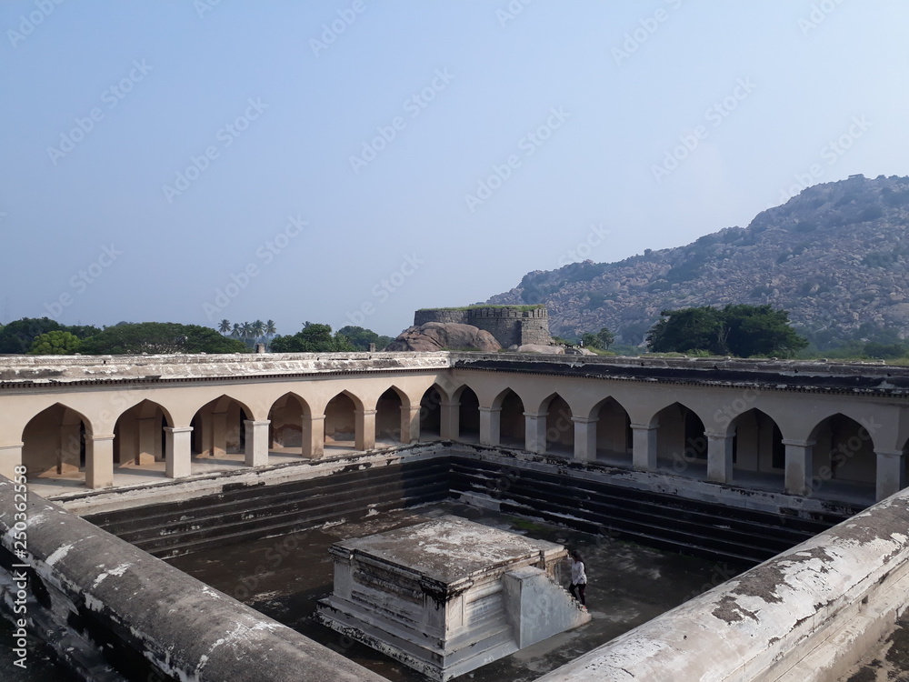 Kalyana Mahal at Gingee Fort, Tamil Nadu, India