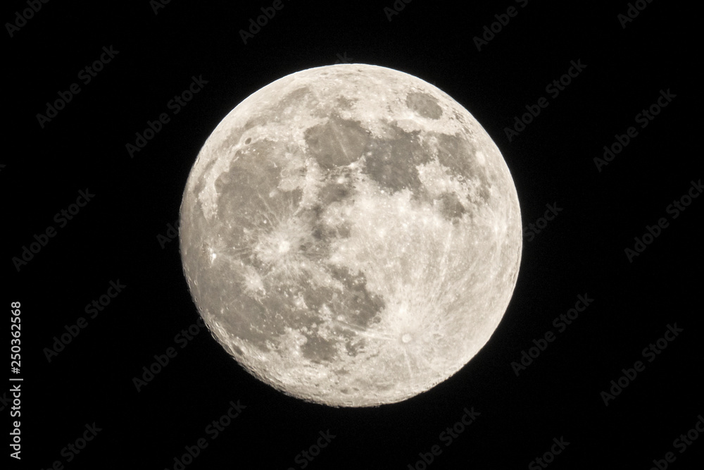 full moon in natural color aerial night detail view from planet earth isolated on black sky background astronomy deep space landscape scene full moon in natural color aerial night detail view from planet earth isolated on black sky background astronomy deep space landscape scene