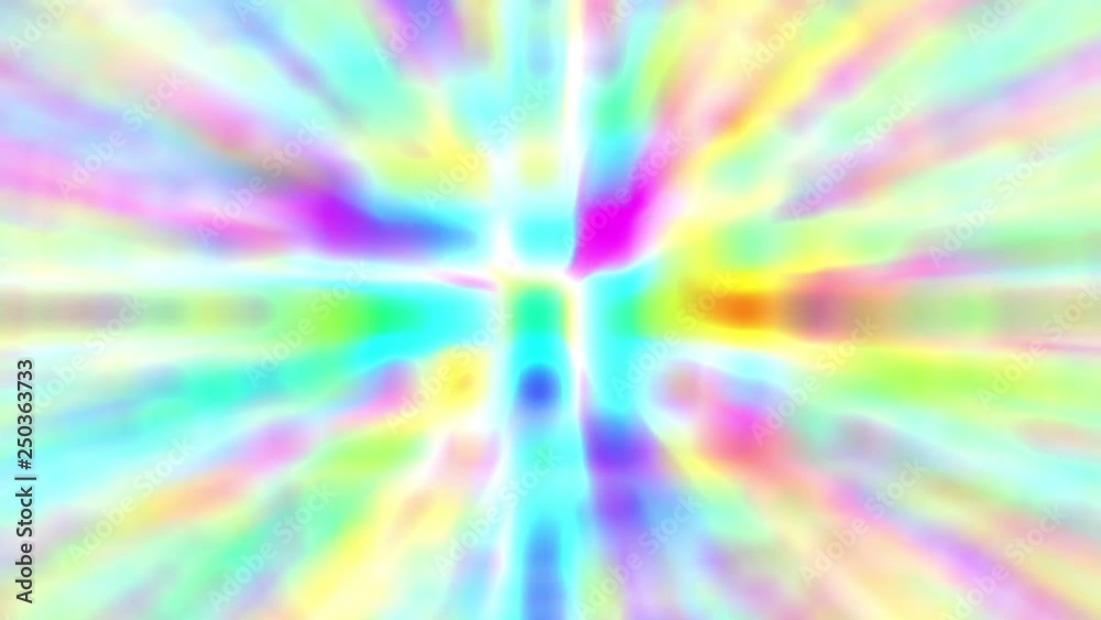 Disco Squares Colorful Glow Psychedelic Abstract VJ Motion Background Loop 2