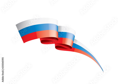 Russia flag, vector illustration on a white background Free Download Russia flag, vector illustration on a white background - GFXLoad