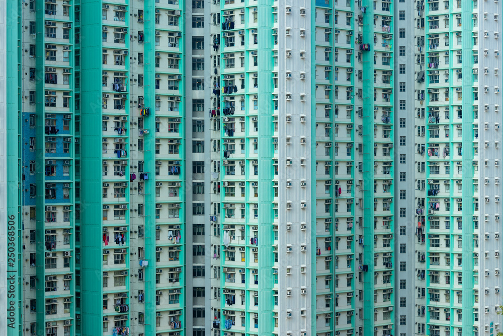 Exterior of apartment building Exterior of apartment building