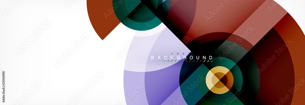 Geometric circle abstract background, creative geometric wallpaper. Geometric circle abstract background, creative geometric wallpaper.