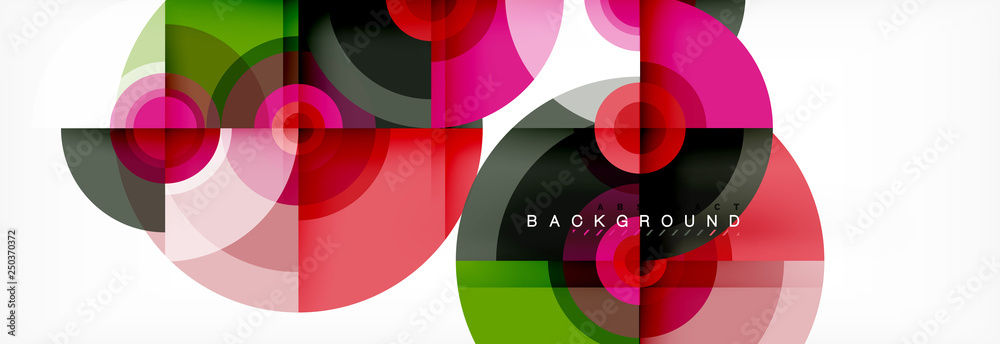 Round shapes vector abstract background. Trendy circle shapes composition vector Round shapes vector abstract background. Trendy circle shapes composition vector
