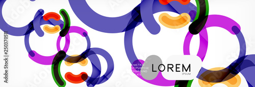 Circular lines design background