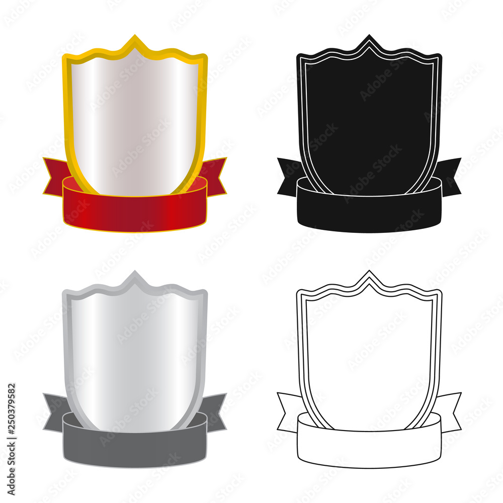 Vector design of emblem and badge icon. Set of emblem and sticker vector icon for stock. Vector design of emblem and badge icon. Set of emblem and sticker vector icon for stock.