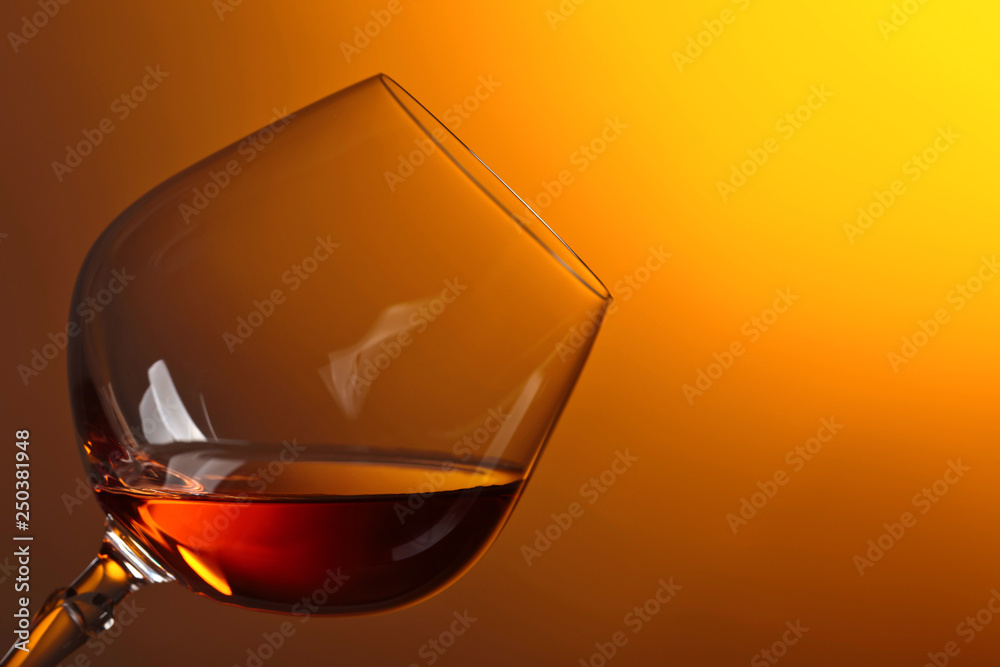 Snifter of brandy .