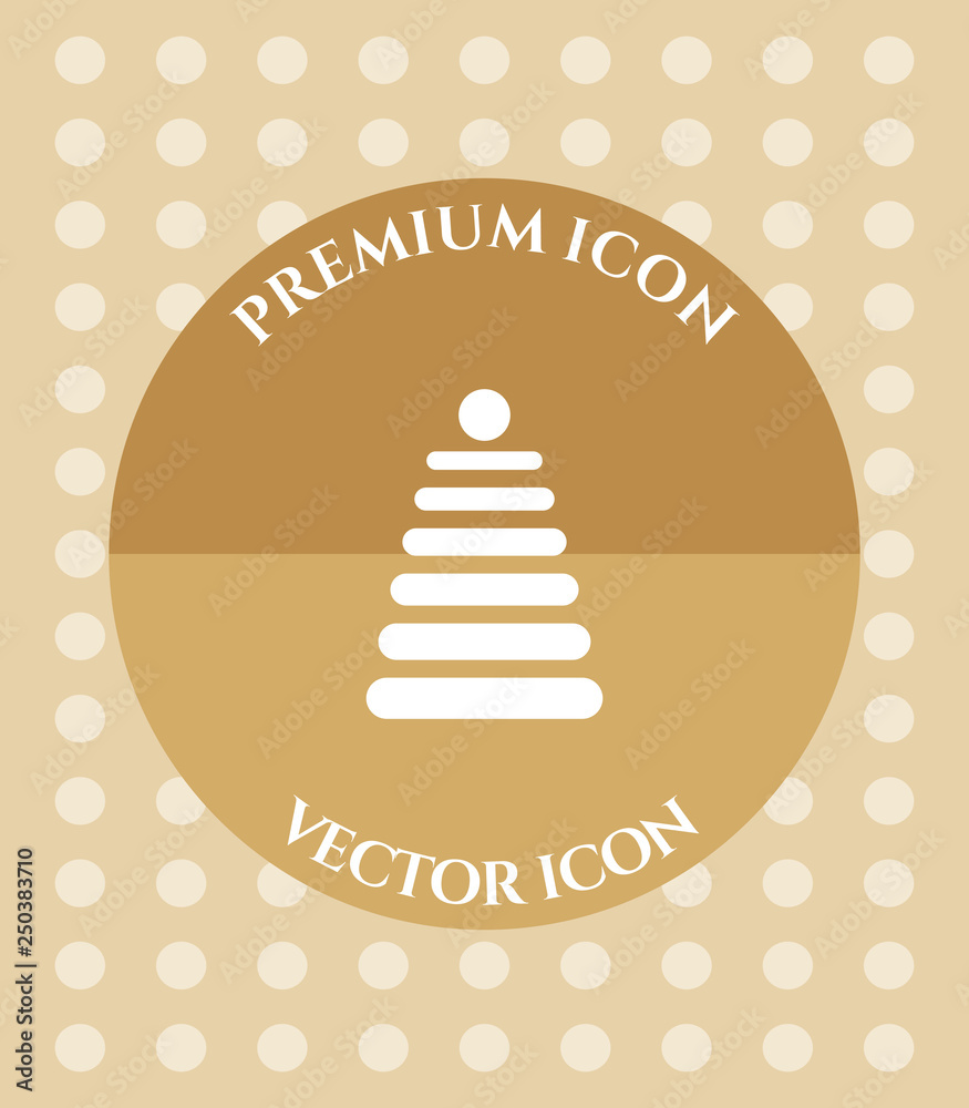 Toy Pyramid Icon for Web, Applications, Software & Graphic Designs. Toy Pyramid Icon for Web, Applications, Software & Graphic Designs.