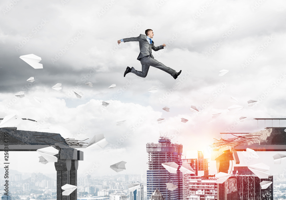 Problem and difficulties overcoming concept. Problem and difficulties overcoming concept.