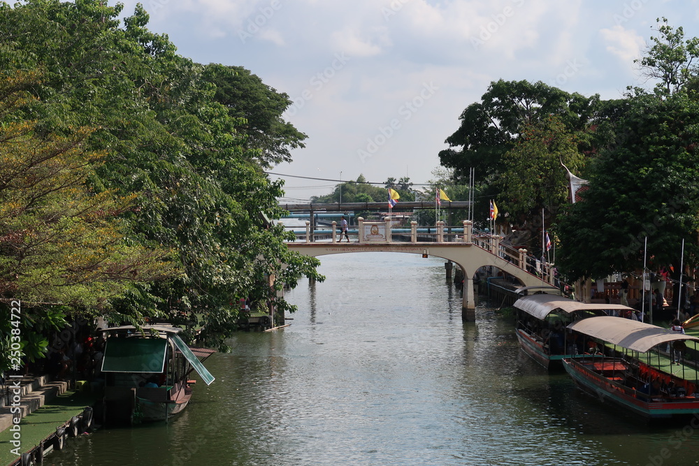 Naklejka premium canal in Thailland