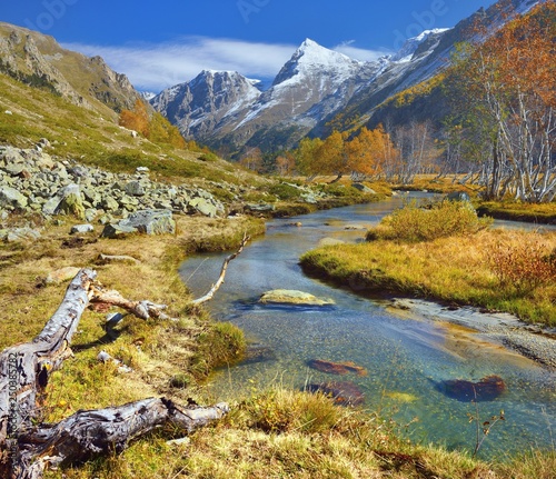 Autumn in mountains photo