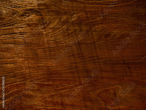 Obraz na płótnie Empty wooden table background texture with sunlight on surface, top view w salonie