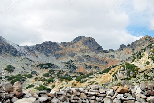 Beautiful rocky mountain view