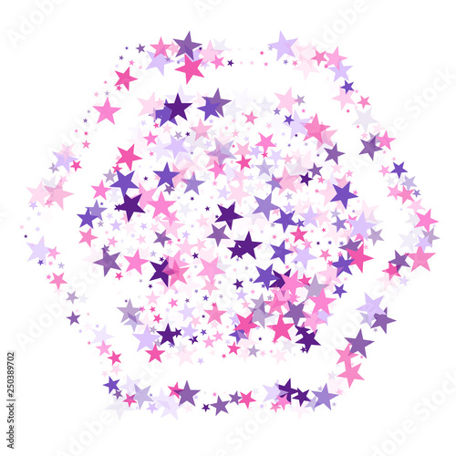 Geometric starlight banner.