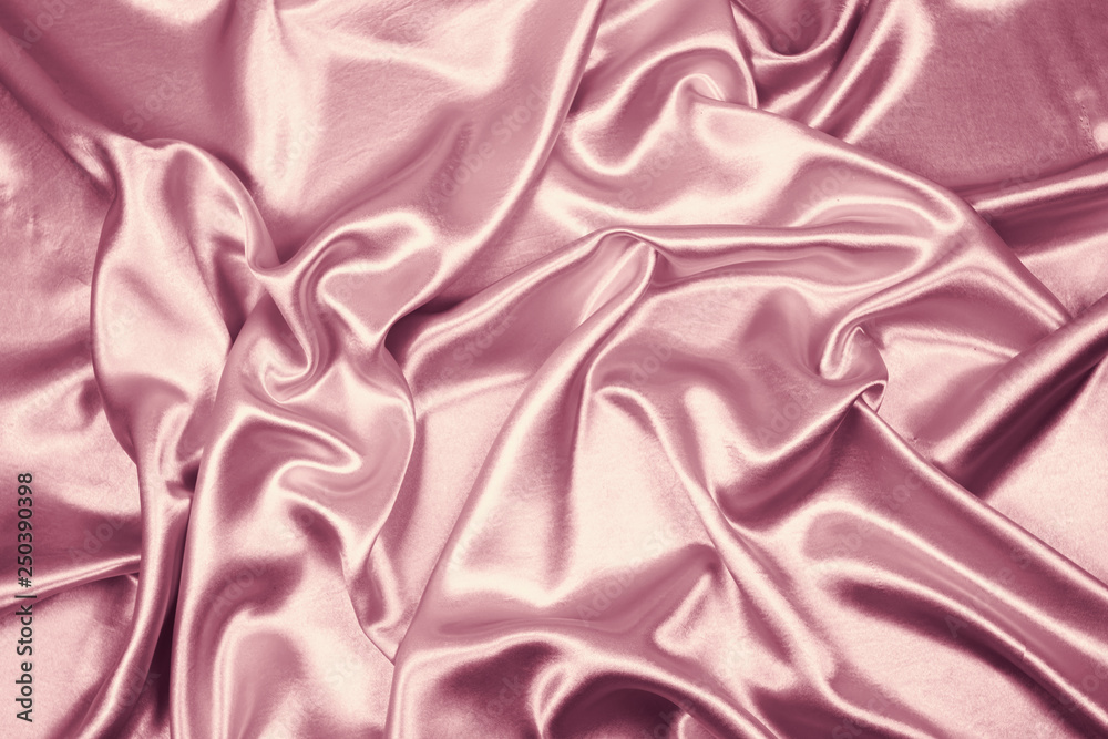 Pink luxury satin fabric texture for backgroundd Stock Photo | Adobe Stock