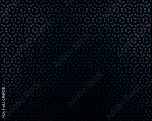 Wallpaper Mural abstract background with geometric ornament in blue tones Torontodigital.ca