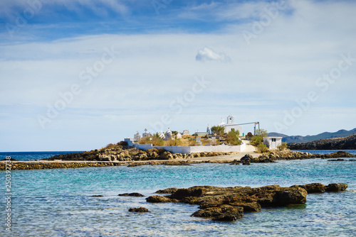 Greek coastline, Agios Fokas village photo