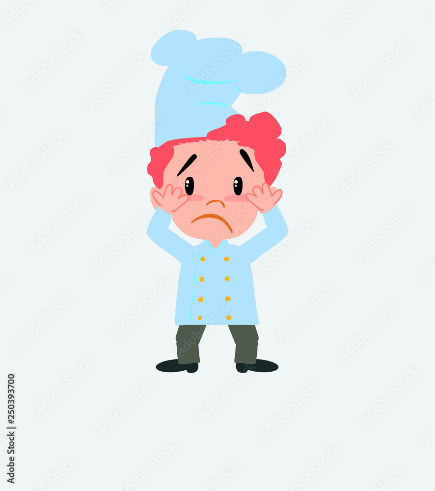 Chef, surprised. Chef, surprised.
