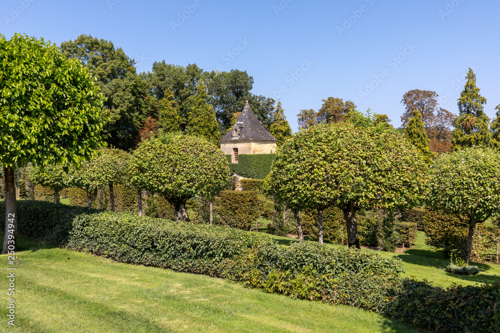 The picturesque Jardins du Manoir d Eyrignac in Dordogne. France The picturesque Jardins du Manoir d Eyrignac in Dordogne. France