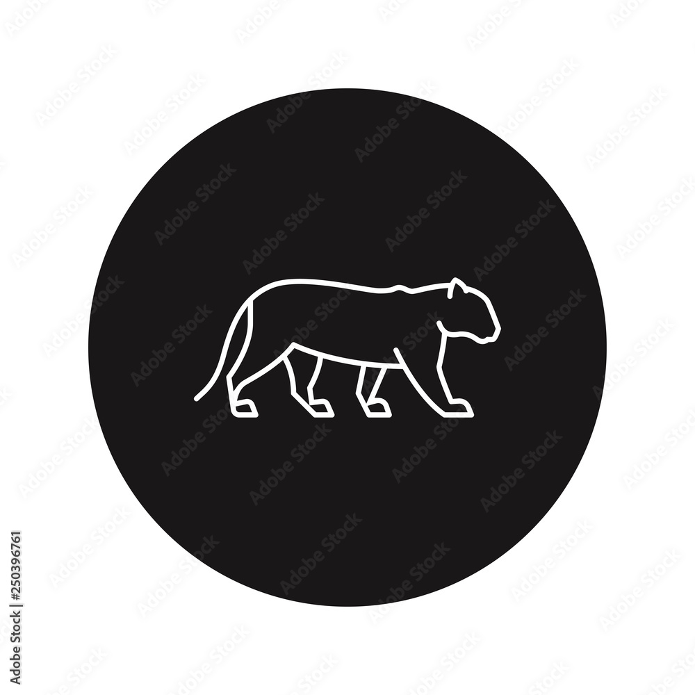 Tiger vector icon Tiger vector icon