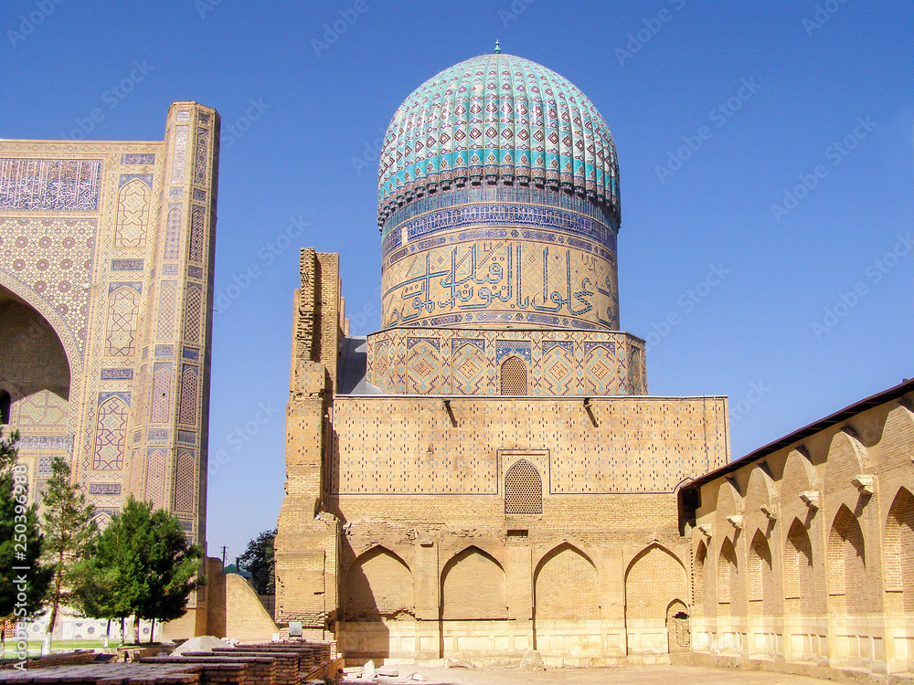 View from Bibi-Khanym mosque - Registan - Samarkand - Uzbekistan