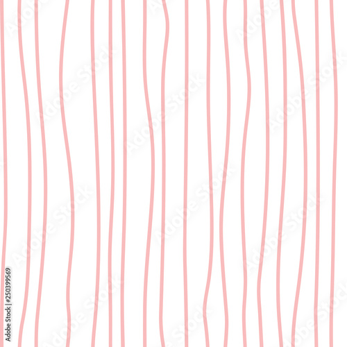 Pink strips vector seamless pattern with geometric uneven surface. Good for wrapping paper texture, posters, winter greeting cards, fashion design print texture.