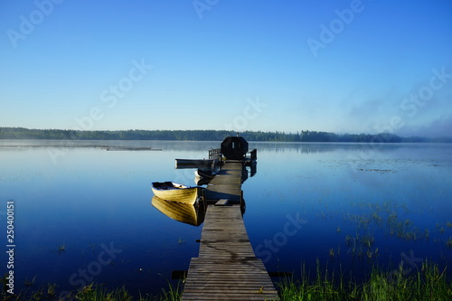 lake asnen, sweden photo