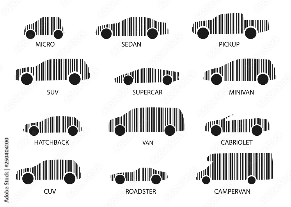 cars type barcode Stock Photo Adobe Stock