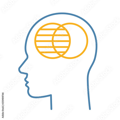 Corporate transparency color icon