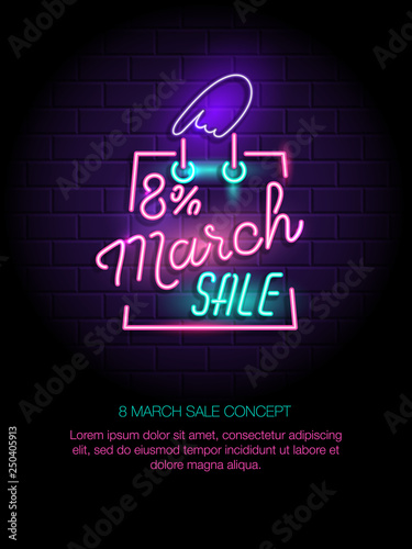 Retro neon sign