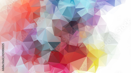 Abstract Color Polygon Background Design, Abstract Geometric Origami Style With Gradient