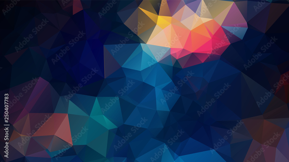 Obraz premium Abstract Color Polygon Background Design, Abstract Geometric Origami Style With Gradient