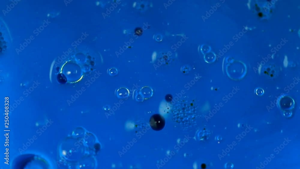 Color flowing in oil water , abstract concept Color flowing in oil water , abstract concept