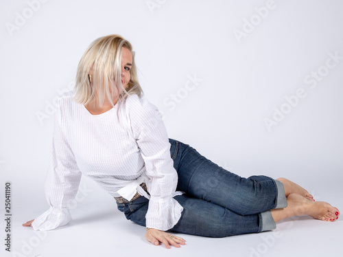 Photo shoot for 50 year old woman